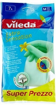 20250814120638_460027c6 Vileda Γάντια Καθαριότητας Extra Sensation Πλαστικά Medium Πράσινα 2τμχ - Image 3
