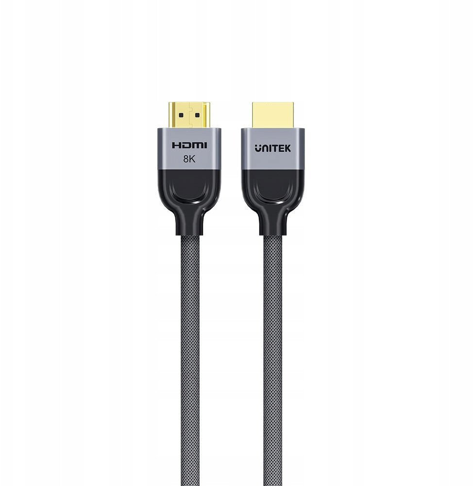 Unitek HDMI 2.1 Braided HDMI male - HDMI male 5m Μαύρο
