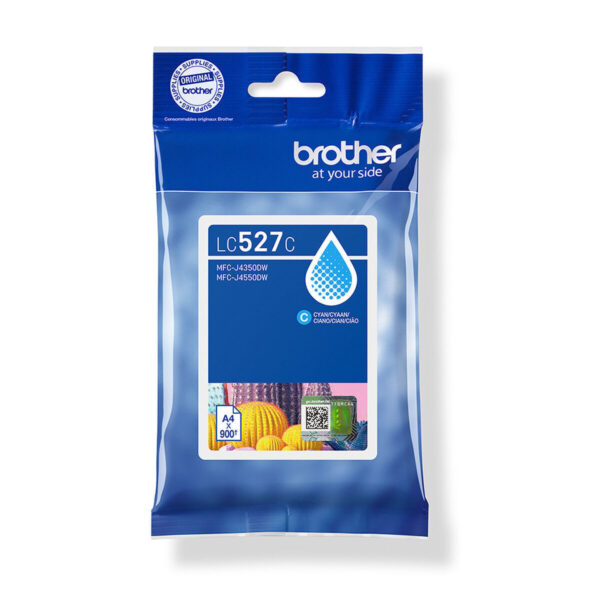 Brother LC527C Γνήσιο Μελάνι Εκτυπωτή InkJet Κυανό (LC-527C)