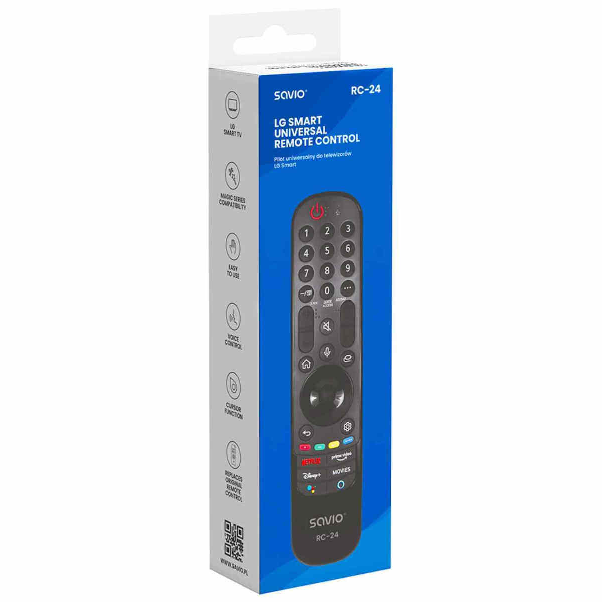 20250819094138_9baf12b9 Savio Universal Τηλεχειριστήριο για Τηλεοράσεις και LG 5901986049623 - Image 3