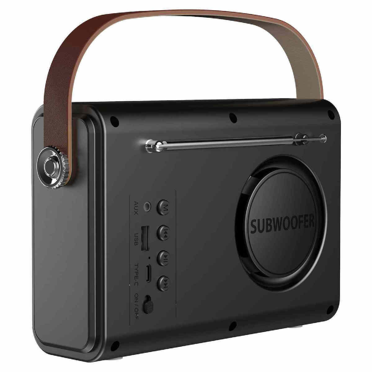20250819124555_b210eb1d Savio RS-01 Φορητό Ραδιόφωνο με Bluetooth και USB Μαύρο - Image 4