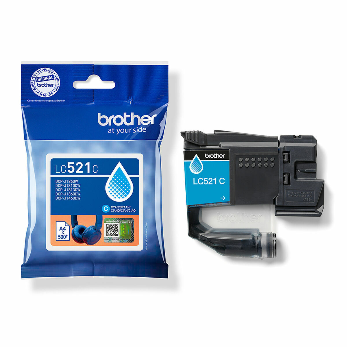 20250820125626_3d592923 Brother LC521C Γνήσιο Μελάνι Εκτυπωτή InkJet Κυανό (LC-521C) - Image 3