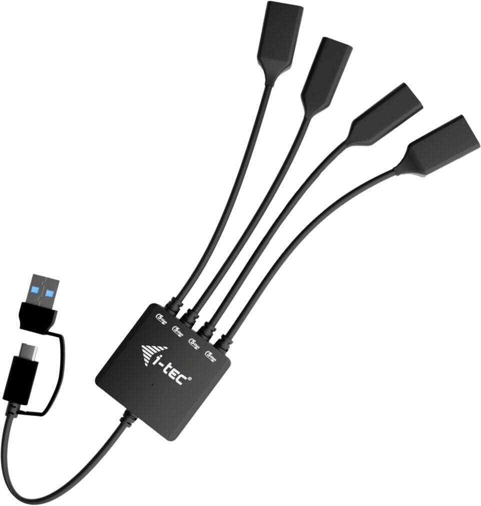 20250822105001_i_tec_usb_3_2_hub_4_thyron_me_syndesi_usb_c_usb_a_cacblhub2a2c i-tec USB 3.2 Hub 4 Θυρών με σύνδεση USB-C / USB-A - Image 1