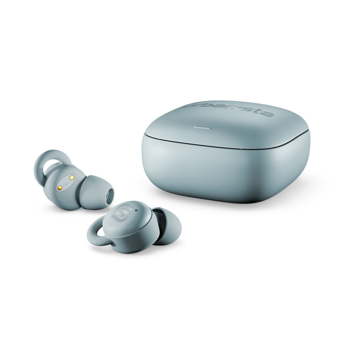 Urbanista Porto In-ear Bluetooth Handsfree Ακουστικά με Αντοχή στον Ιδρώτα και Θήκη Φόρτισης Storm Blue