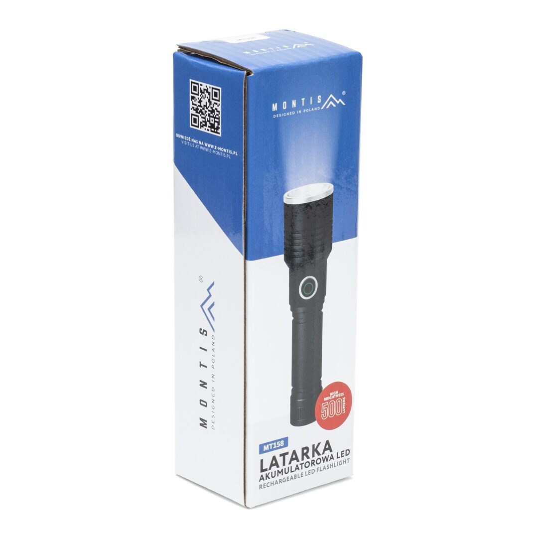 20250826122526_79c8cb17 Montis MT158 Επαναφορτιζόμενος Φακός LED - Image 2