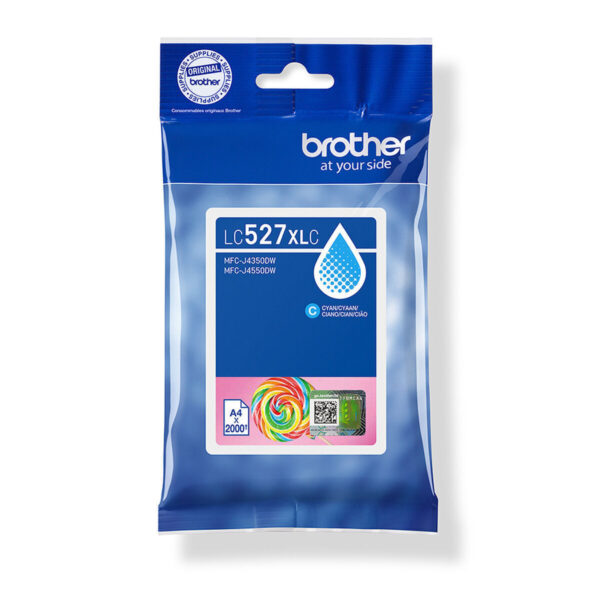 Brother LC527XLC Γνήσιο Μελάνι Εκτυπωτή InkJet Κυανό (LC-527XLC)