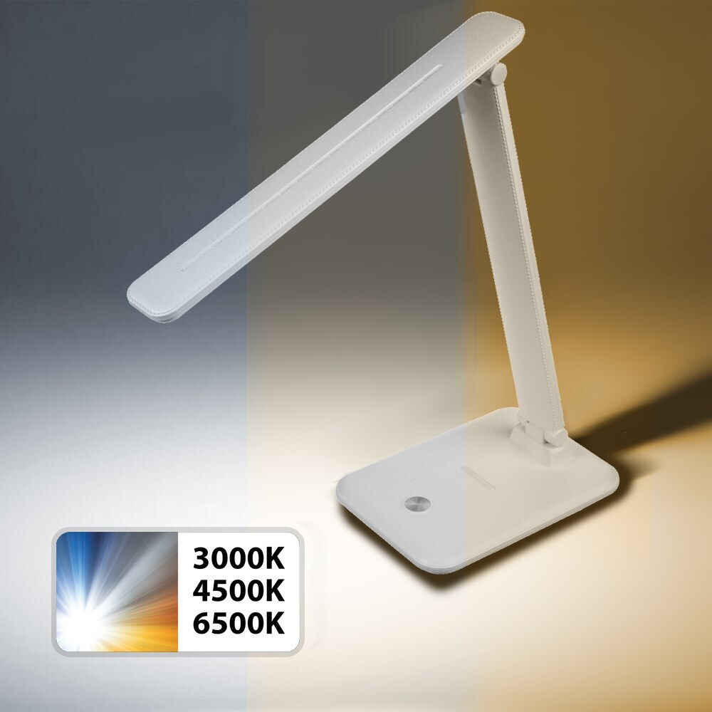 20250827165824_077d6e7e Maclean Energy LED Φωτιστικό Γραφείου σε Λευκό Χρώμα - Image 4