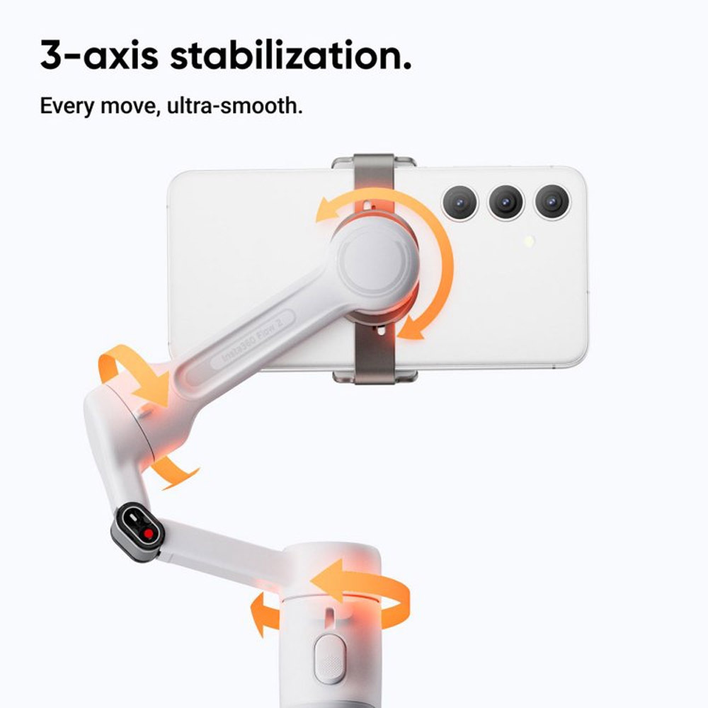 20250829111827_f1f12ad5 Insta360 Flow 2 AI Tracker Bundle Gimbal Κινητού με Σταθεροποιητή 3 Αξόνων και 10 ώρες λειτουργίας - Image 8