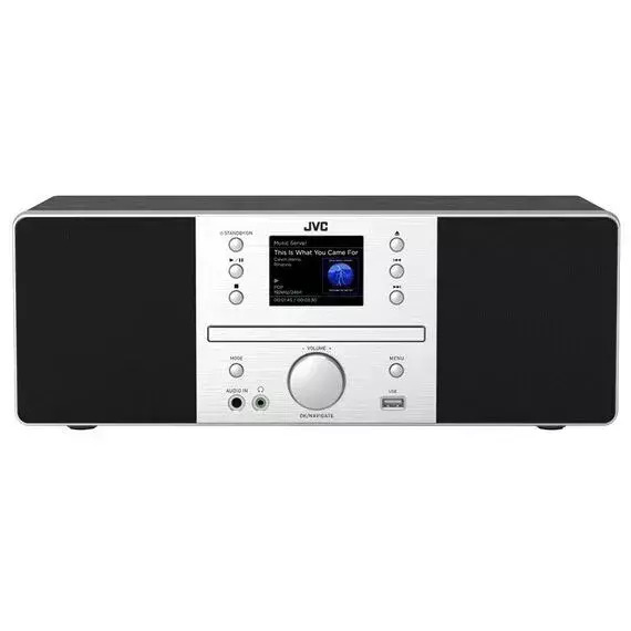 JVC Φορητό Ηχοσύστημα με Ραδιόφωνο σε Μαύρο Χρώμα