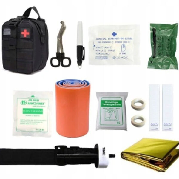 Φαρμακείο Tactical Military First Aid Kit 12 Elements Helbo Depan Hel004 Black