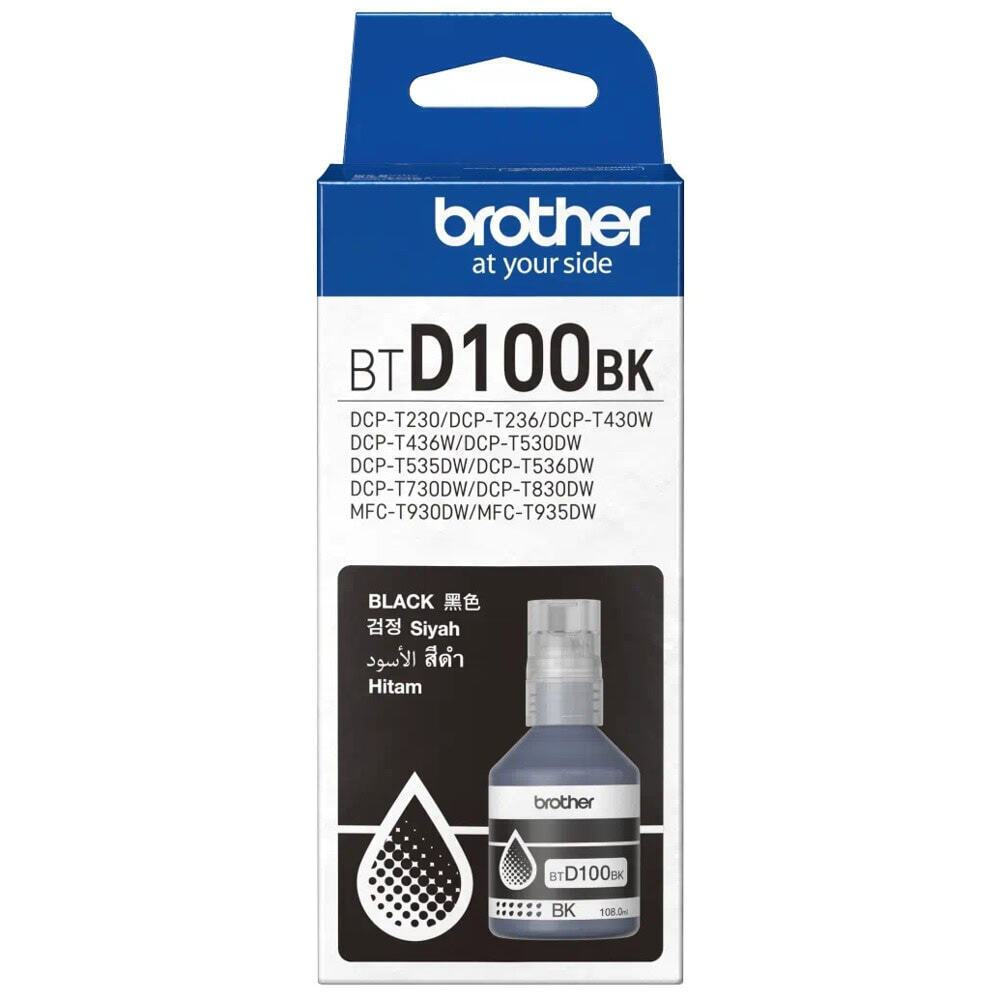 Brother BTD100BK Γνήσιο Μελάνι Εκτυπωτή InkJet Μαύρο (BT-D100BK)
