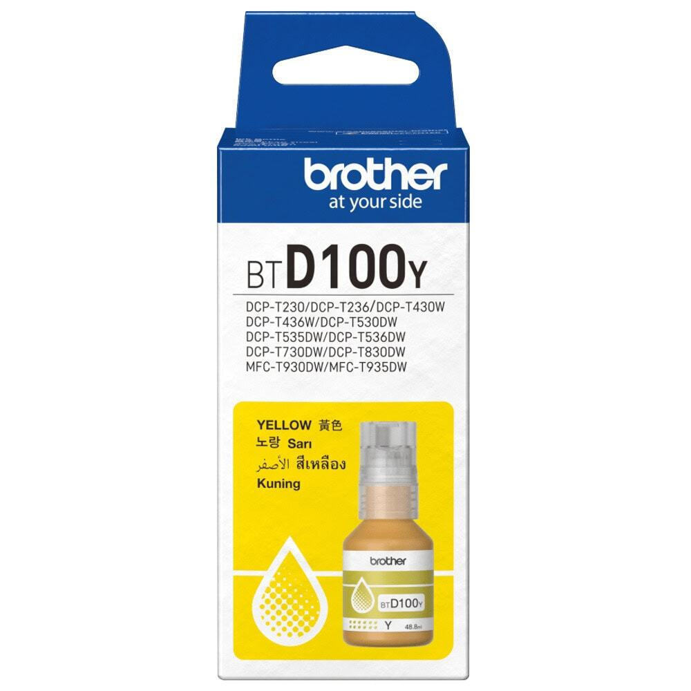 Brother BTD100Y Γνήσιο Μελάνι Εκτυπωτή InkJet Κίτρινο (BT-D100Y)