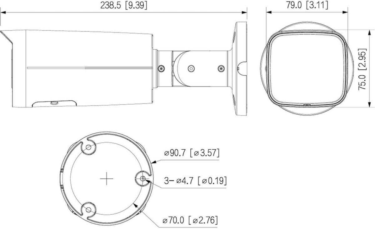 Dahua IPC-HFW3849T-ZAS-IL IP Αδιάβροχη Κάμερα 4K - Image 6