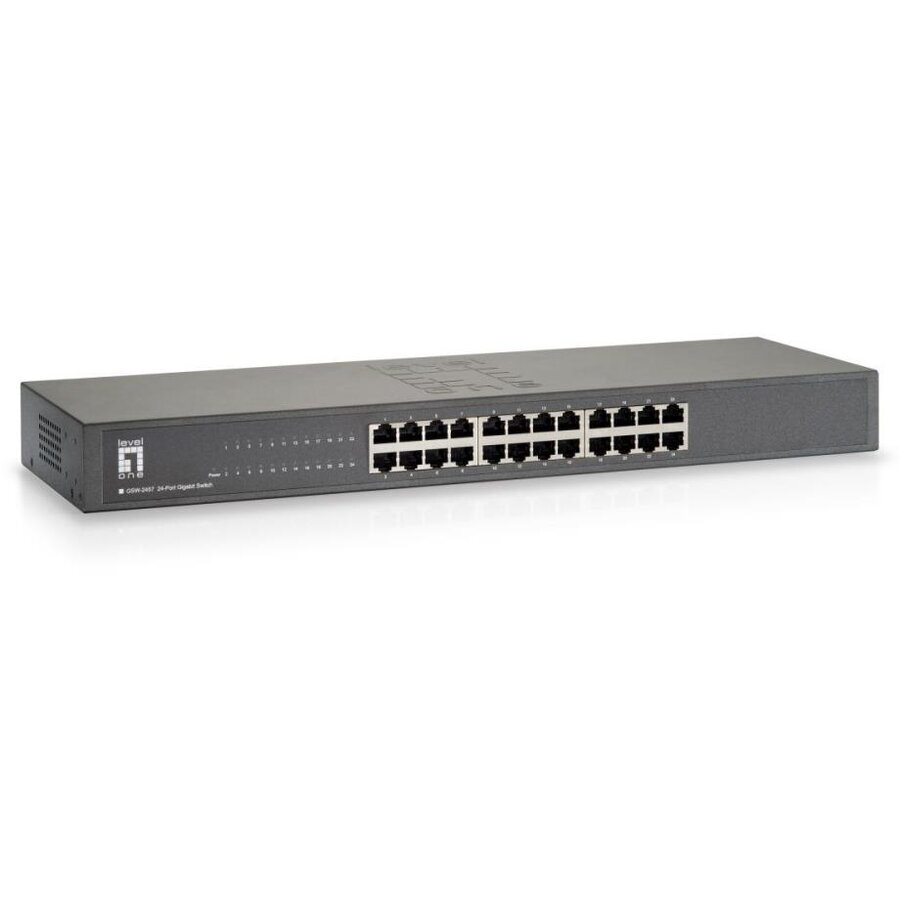 20250904145721_level_one_gsw_2457_v1_unmanaged_l2_switch_me_24_thyres_gigabit_1gbps_ethernet Level One GSW2457 Unmanaged L2 - Image 1