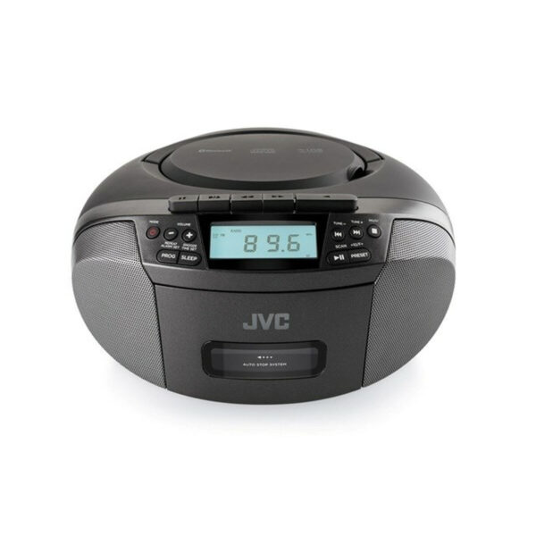 JVC Φορητό Ηχοσύστημα με Ραδιόφωνο σε Μαύρο Χρώμα