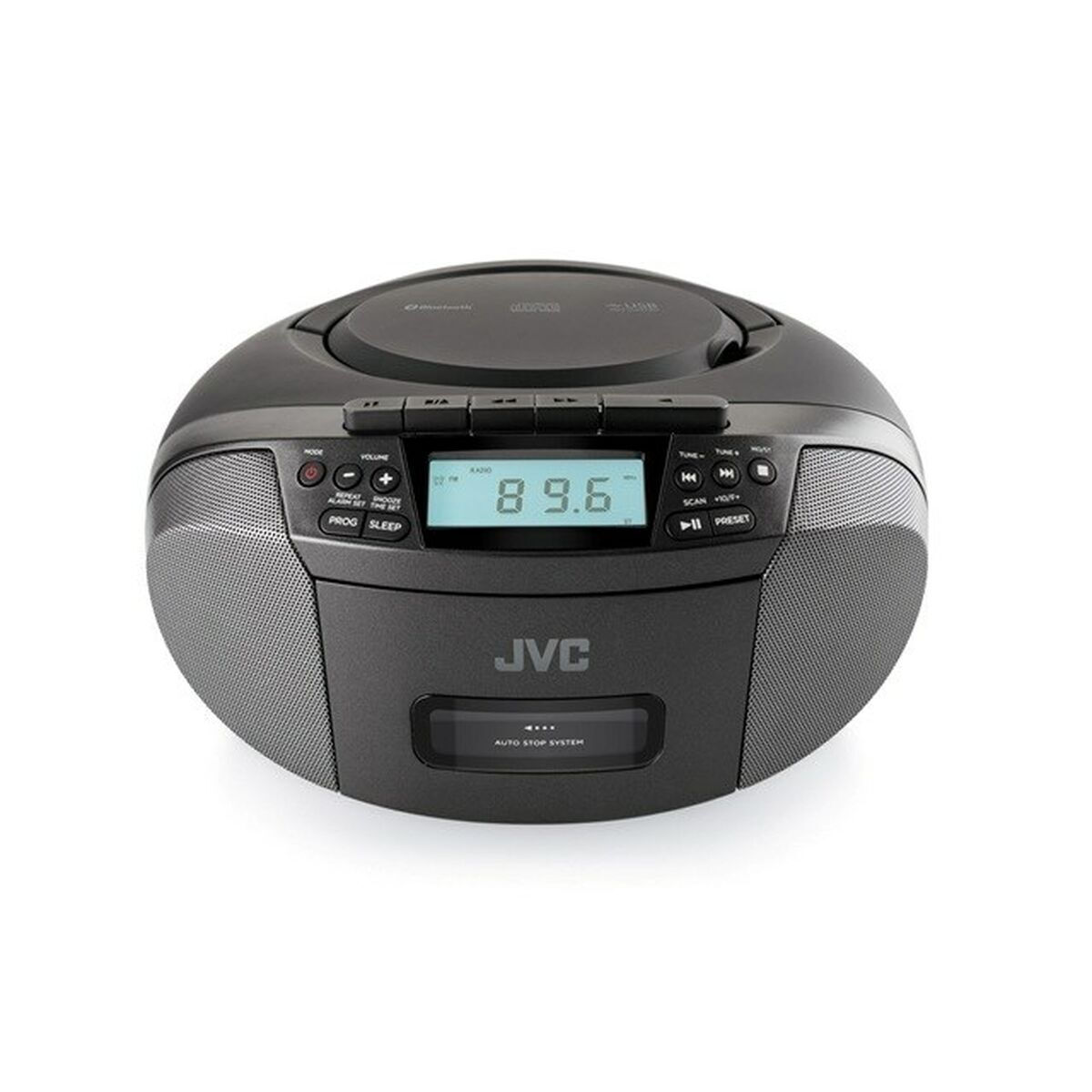 JVC Φορητό Ηχοσύστημα με Ραδιόφωνο σε Μαύρο Χρώμα - Image 1