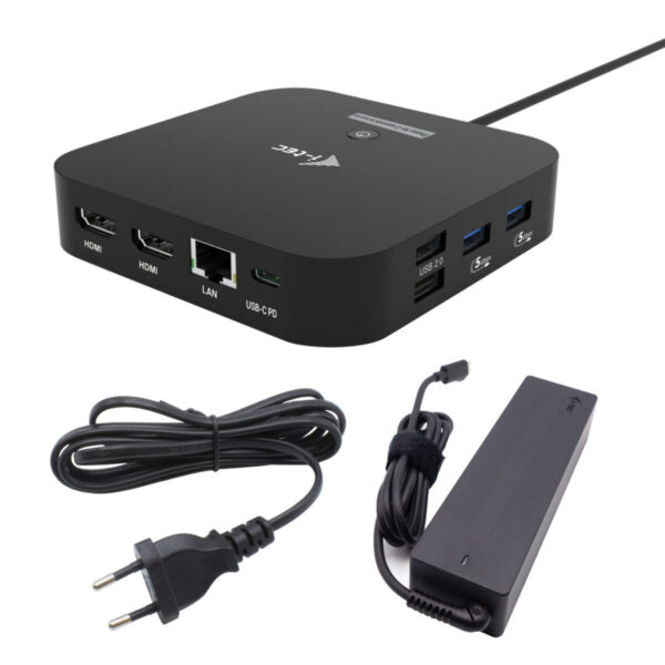 i-tec USB-C Docking Station με HDMI 4K PD Ethernet (C31DUALHDMIDPD100)