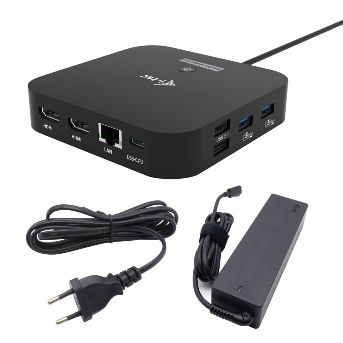 i-tec USB-C Docking Station με HDMI 4K PD Ethernet (C31DUALHDMIDPD100) - Image 1