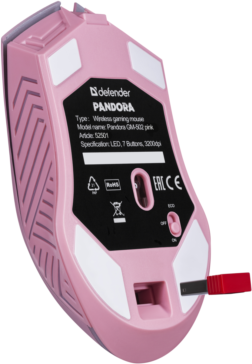 20250908153507_82ce3d4e Defender Pandora GM-502 Ασύρματο Ροζ - Image 5