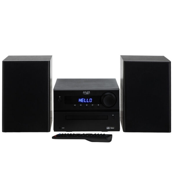 Adler Ηχοσύστημα 2.0 AD1917 AD 1917 50W με CD Player και Bluetooth Μαύρο