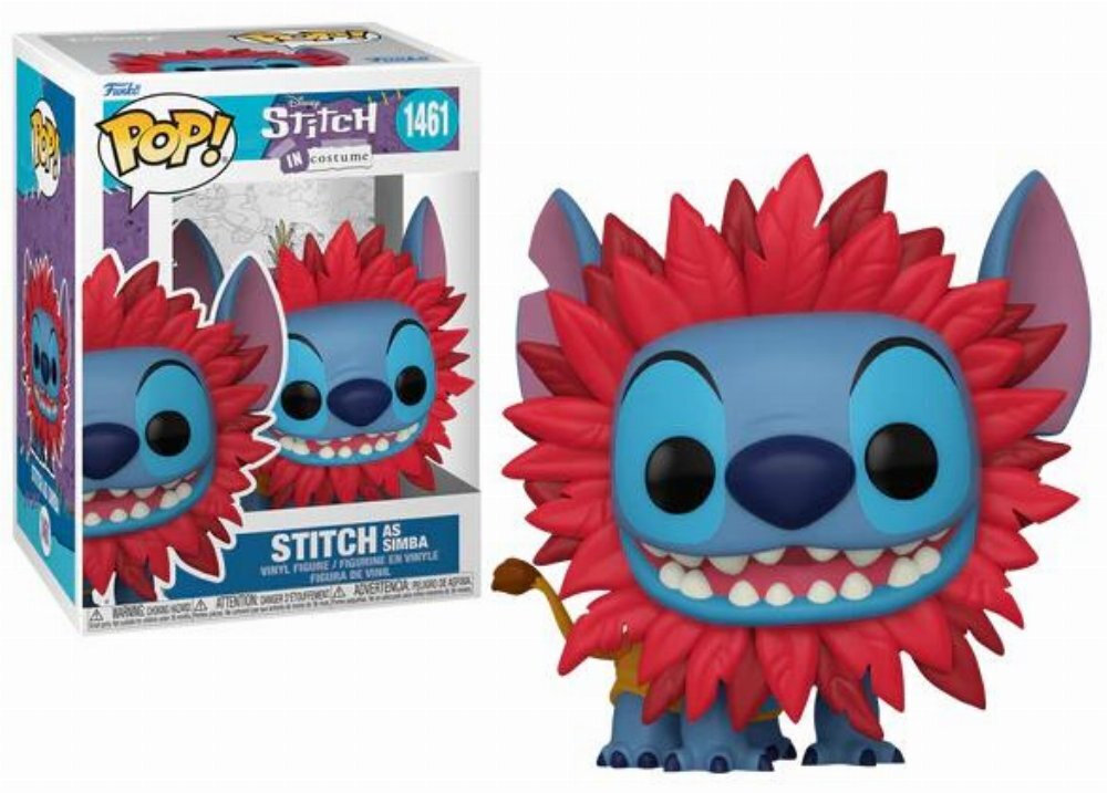 20250911014846_f9848a09 Φιγούρα Funko Pop Disney Lilo & Stitch Stitch As Simba #1461 - Image 3