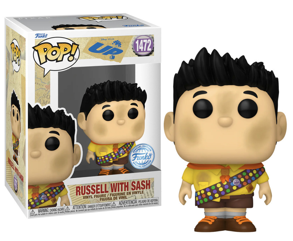20250911015111_0b32c2a8 Φιγούρα Funko Pop Disney Up Russell Sash #1472 Exclusive - Image 2