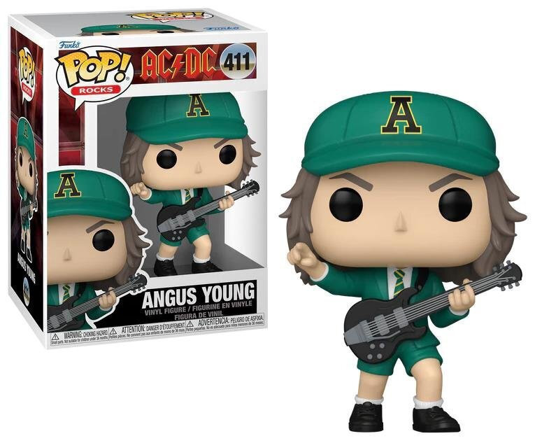 20250911015818_funko_pop_rocks_411 Funko Pop! Rocks: AC/DC - Angus Young (Green) - Image 1