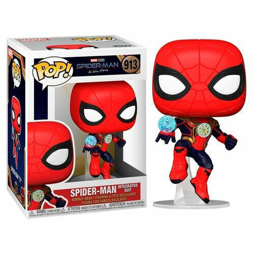 20250911020010_281e4201 Funko Pop! Marvel: Spider-Man (Integrated Suit) Bobble-Head - Image 3
