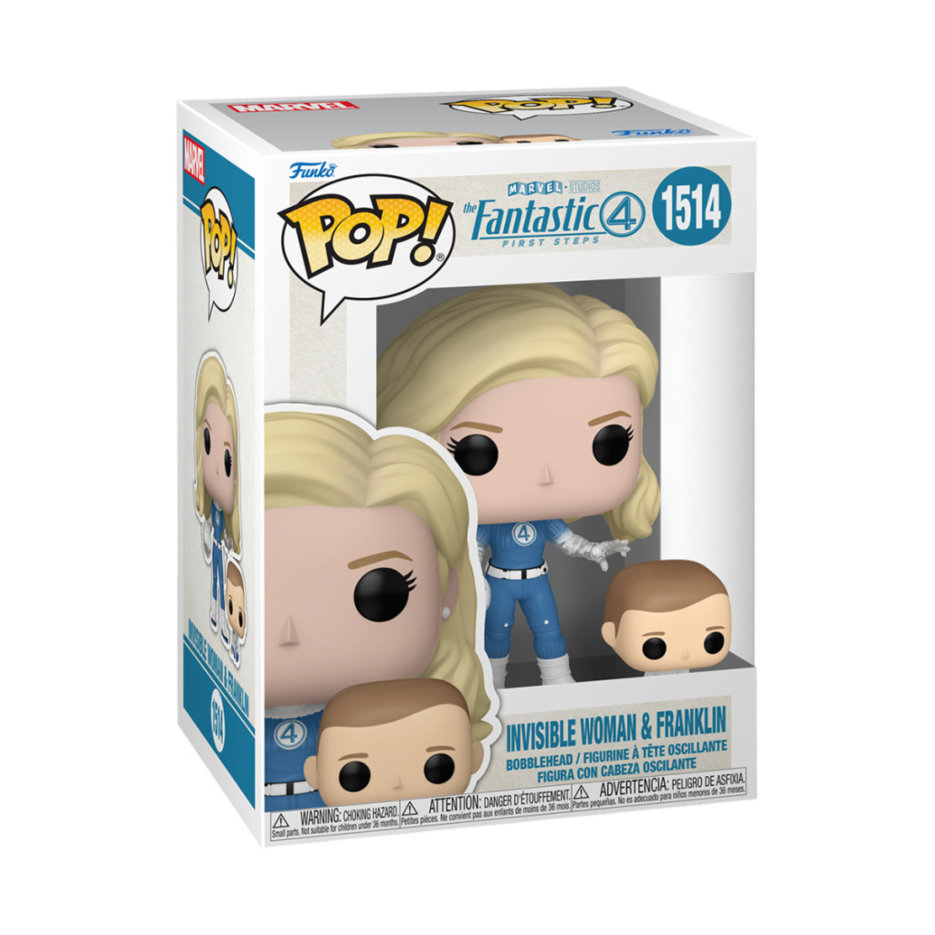 20250911020052_74a916e7 Funko Pop! Marvel: The Fantastic Four: First Steps - Invisible Woman & Franklin - Image 2