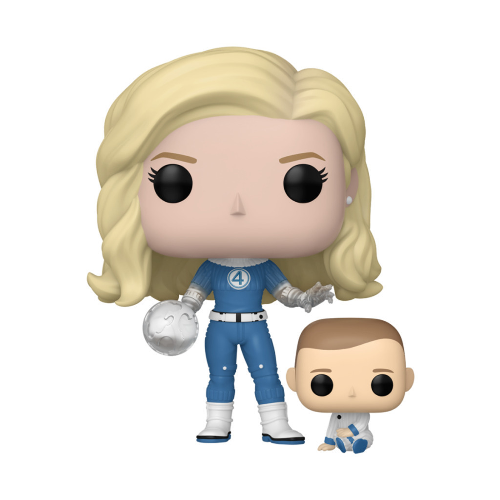 20250911020057_d009e3e5 Funko Pop! Marvel: The Fantastic Four: First Steps - Invisible Woman & Franklin - Image 3