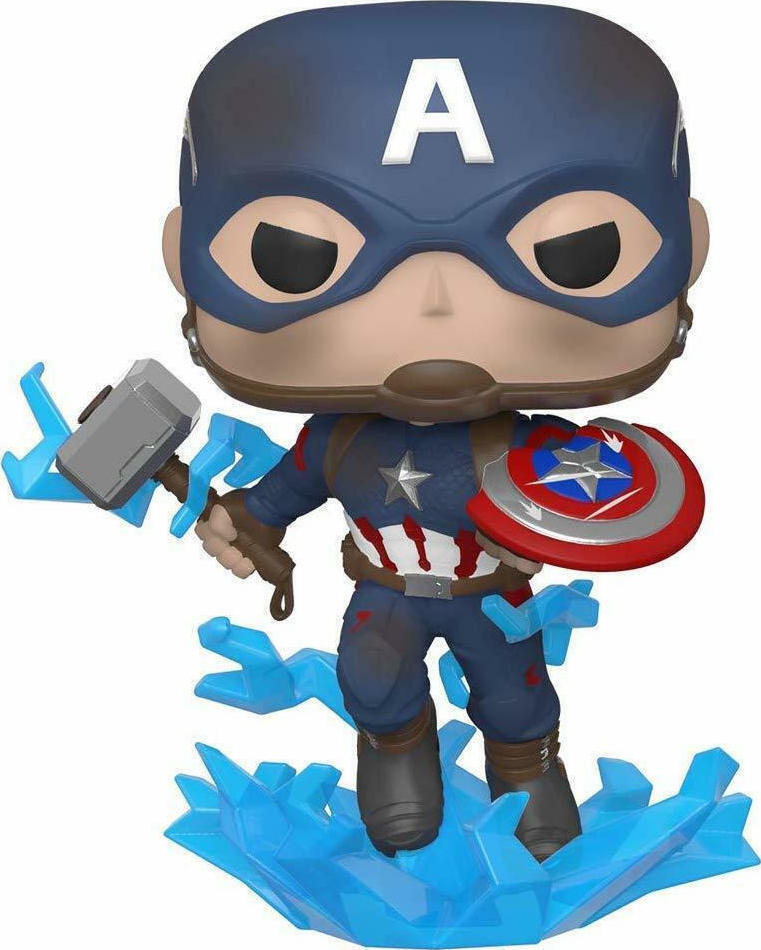 20250911020130_funko_pop_marvel_avengers_endgame_with_broken_shield_mjolnir_573_bobble_head Funko Pop! Marvel: Captain America with Broken Shield & Mjolnir Bobble-Head - Image 1