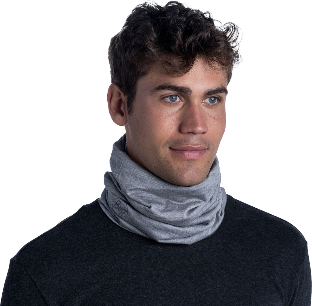 Buff Αθλητικό Περιλαίμιο Γκρι Solidlight Grey - Image 4