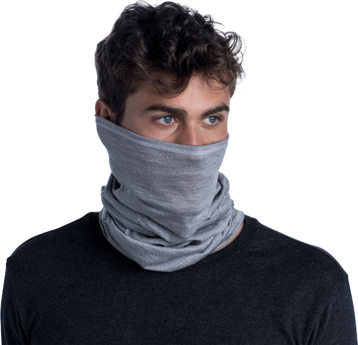 Buff Αθλητικό Περιλαίμιο Γκρι Solidlight Grey - Image 5