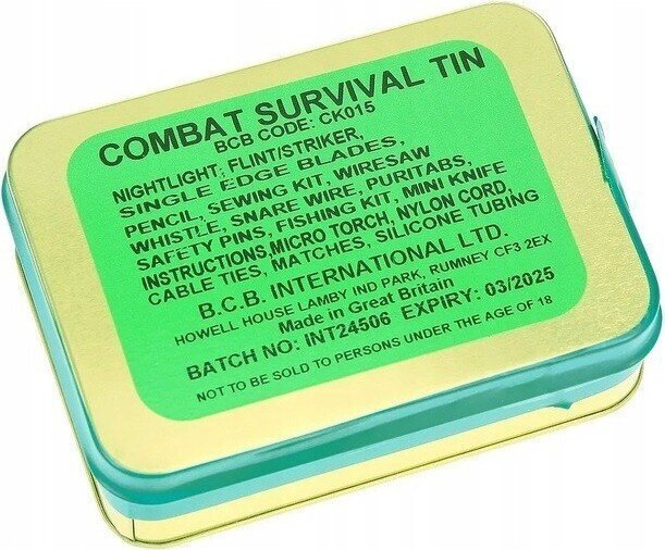 20250911165335_09d5f518 BCB Survival Tin Βαλιτσάκι Επιβίωσης με Σφυρίχτρα, Παραμάνες & Σετ Ραπτικής - Image 4