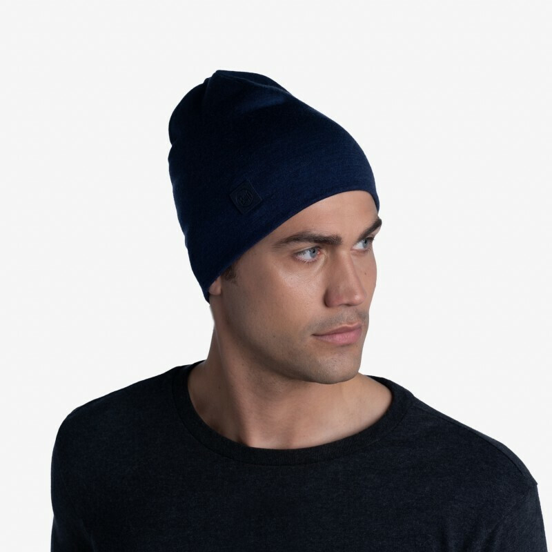 20250914092640_f3d36f0f BuffBeanie Ανδρικός Σκούφος Πλεκτός σε Navy Μπλε χρώμα - Image 4