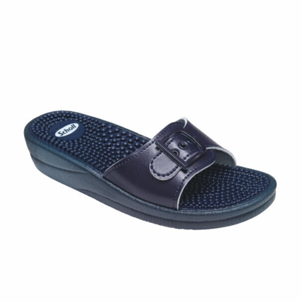 20250914235524_scholl_new_massage_gynaikeia_anatomika_sandalia_navy_mple_f200541040 SchollNew Massage Ανατομικά Σανδάλια - Image 1