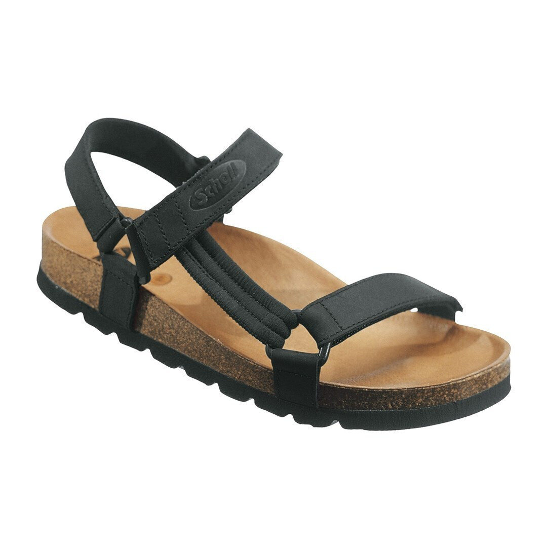 20250915055657_scholl_dermatina_andrika_sandalia_se_mayro_chroma_f230091004 SchollΣανδάλια - Image 1
