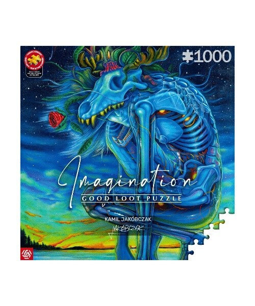 Puzzle Good Loot Imagination Kamil Jakóbczak White Wolf 1000 Pc S