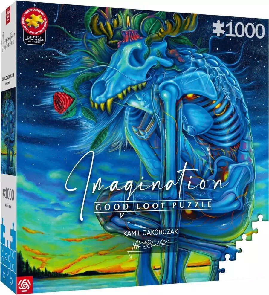 20250915111429_51e05d1f Puzzle Good Loot Imagination Kamil Jakóbczak White Wolf 1000 Pc S - Image 2