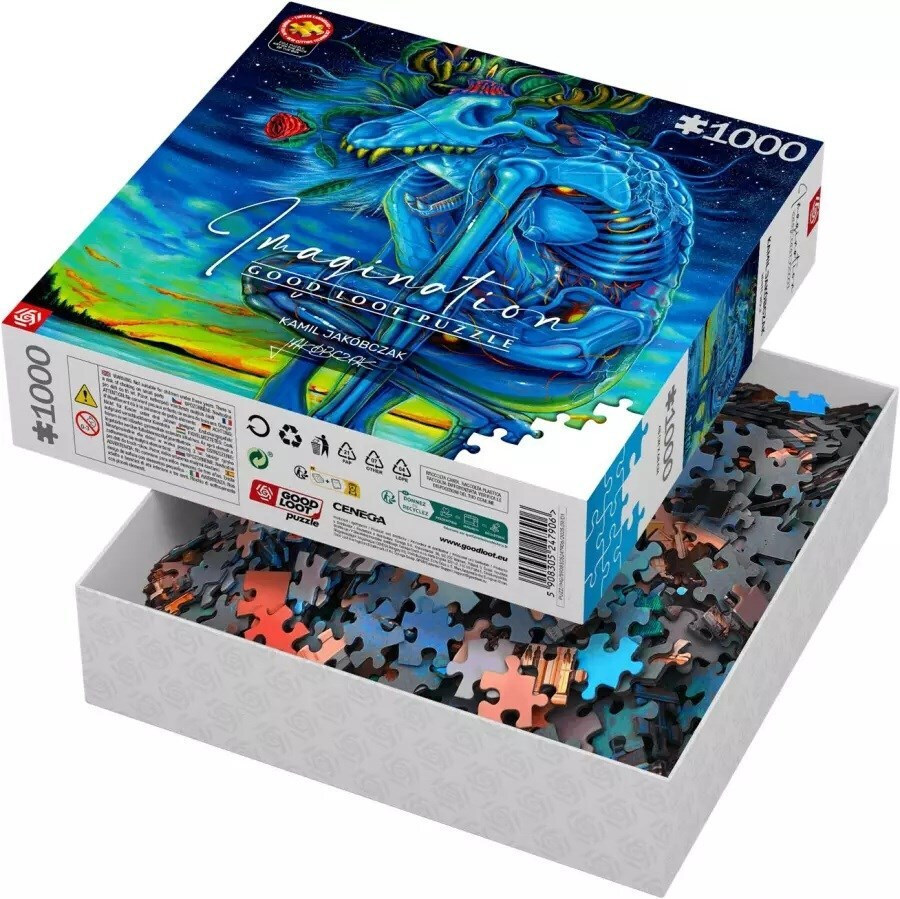 20250915111432_621d934c Puzzle Good Loot Imagination Kamil Jakóbczak White Wolf 1000 Pc S - Image 3