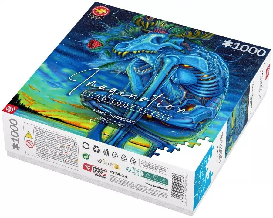 20250915111437_92791bc5 Puzzle Good Loot Imagination Kamil Jakóbczak White Wolf 1000 Pc S - Image 5