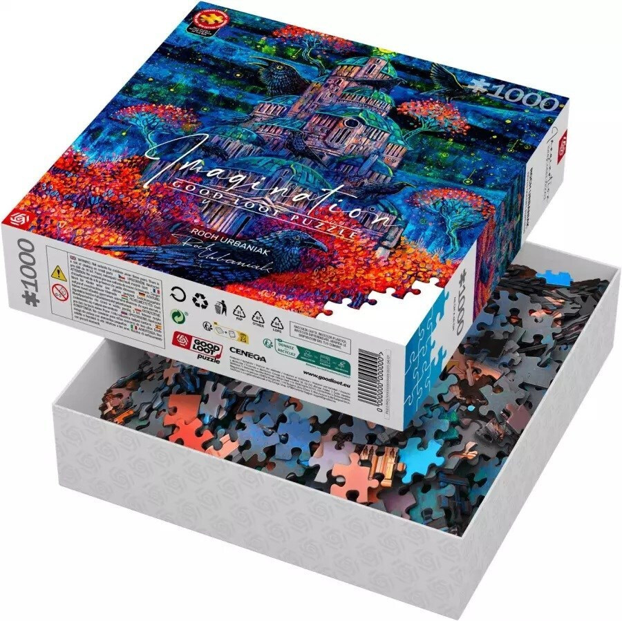 20250915111443_f807f6b8 Puzzle Good Loot Imagination Roch Urbaniak Raven Queen's Fortress 1000 Pc S - Image 4