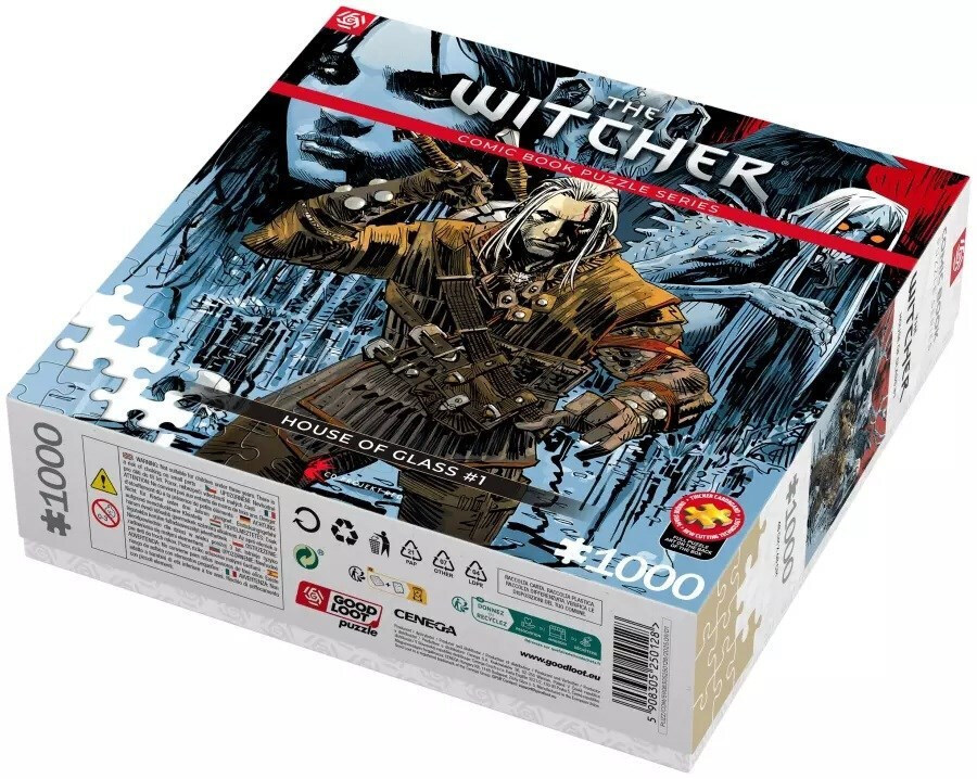 20250915135309_808febdd Puzzle Good Loot Comic Book Witcher House Glass 1000 Pc S - Image 5