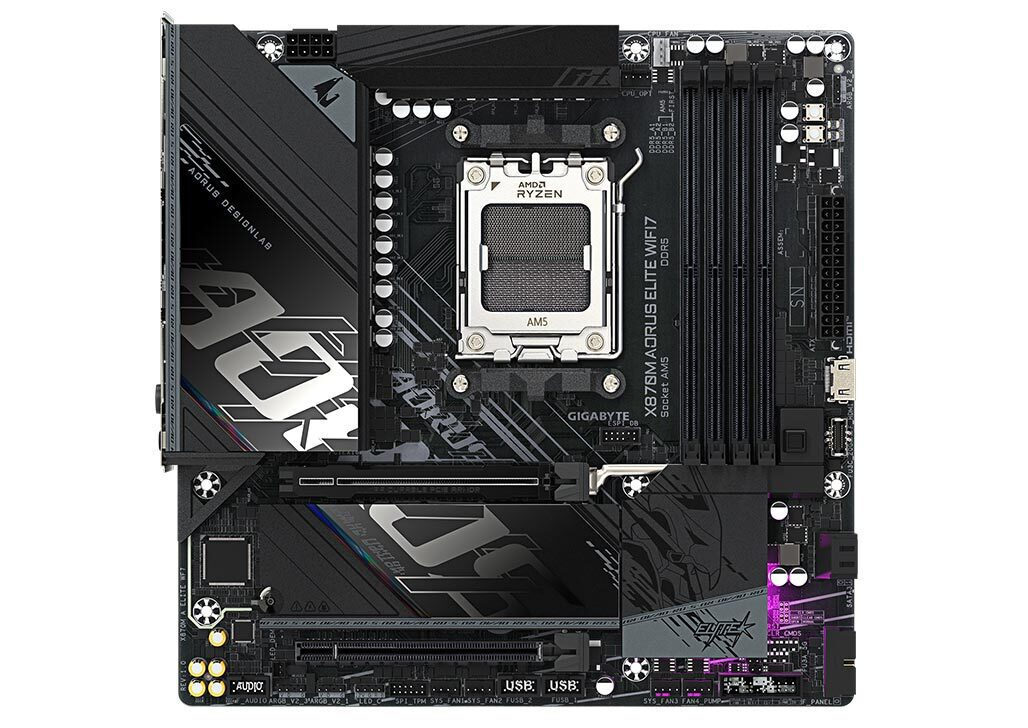 20250916093350_gigabyte_x870m_aorus_elite_wifi7_motherboard_micro_atx_me_amd_am5_socket Gigabyte X870M AORUS ELITE WIFI7 - Image 1