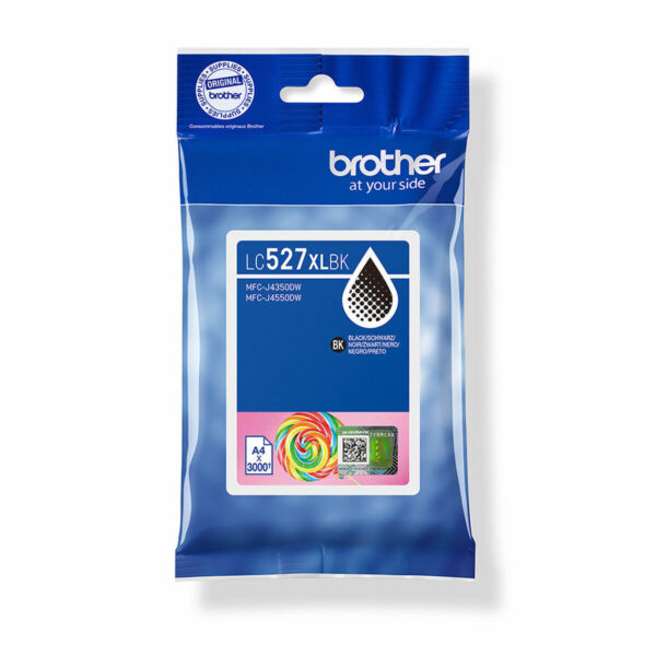 Brother Γνήσιο Μελάνι Εκτυπωτή InkJet Μαύρο (LC-527XLBK)