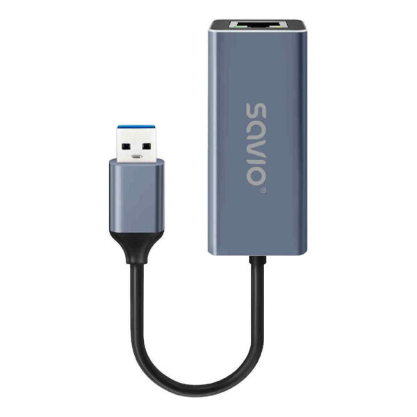Savio USB Αντάπτορας Δικτύου για Ενσύρματη σύνδεση Gigabit Ethernet