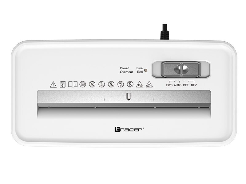 20250925141152_2fe42b93 Tracer Καταστροφέας Εγγράφων Razor 6 Φύλλων με Κάδο 10lt - Image 5