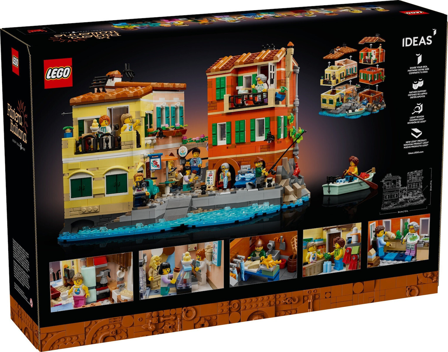 20250929120251_d1a8e2c0 Lego Ideas Italian Riviera για 18+ Ετών 3.251τμχ - Image 3