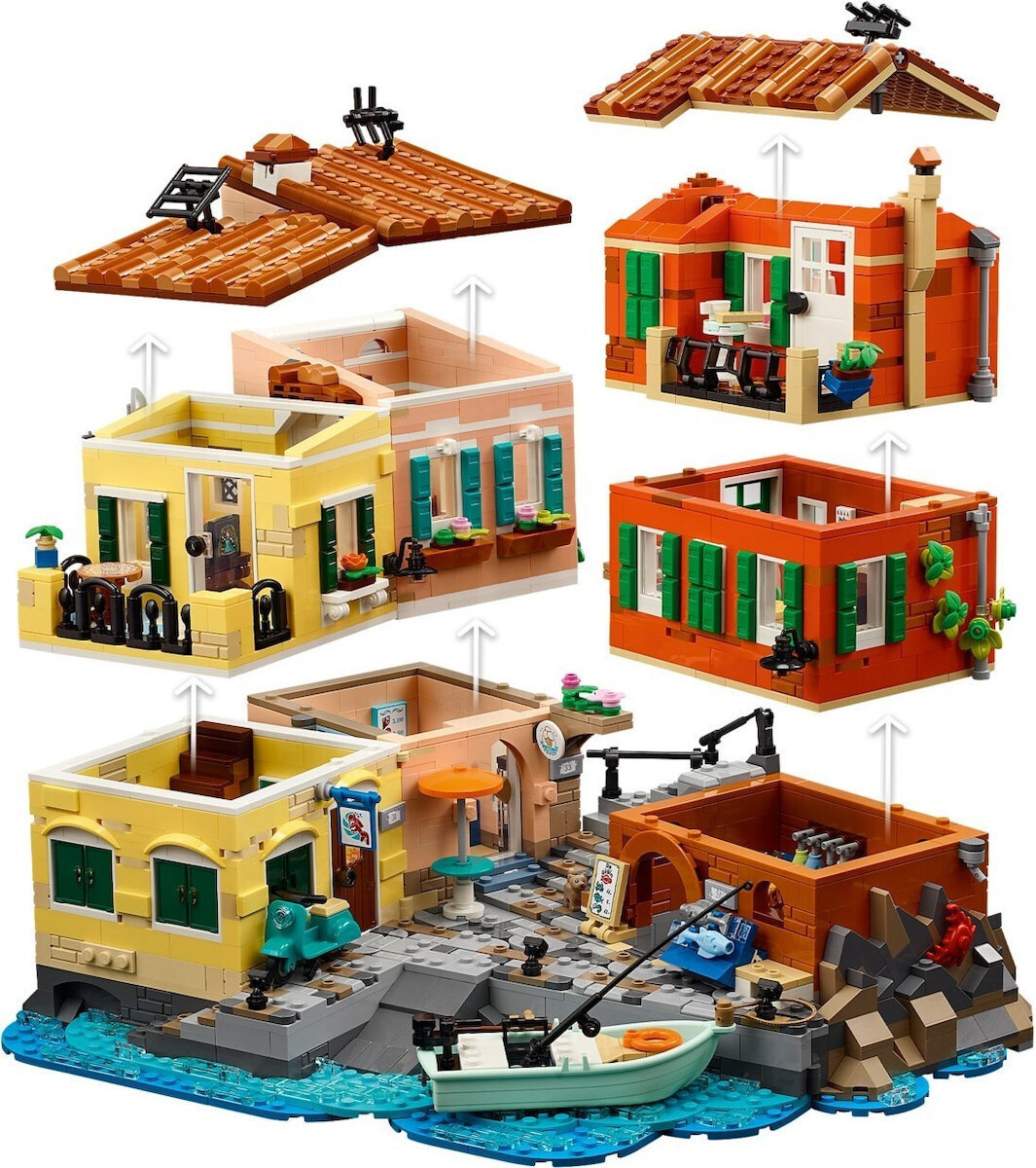 20250929120323_5b142213 Lego Ideas Italian Riviera για 18+ Ετών 3.251τμχ - Image 12