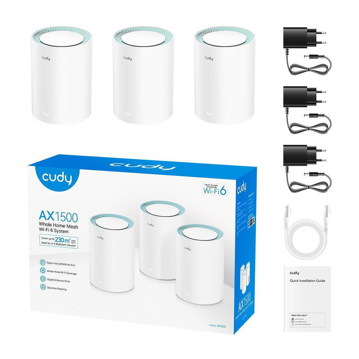 20250930105425_199f4f70 Cudy M1500 v1 WiFi Mesh Network Τριπλό Kit - Image 2